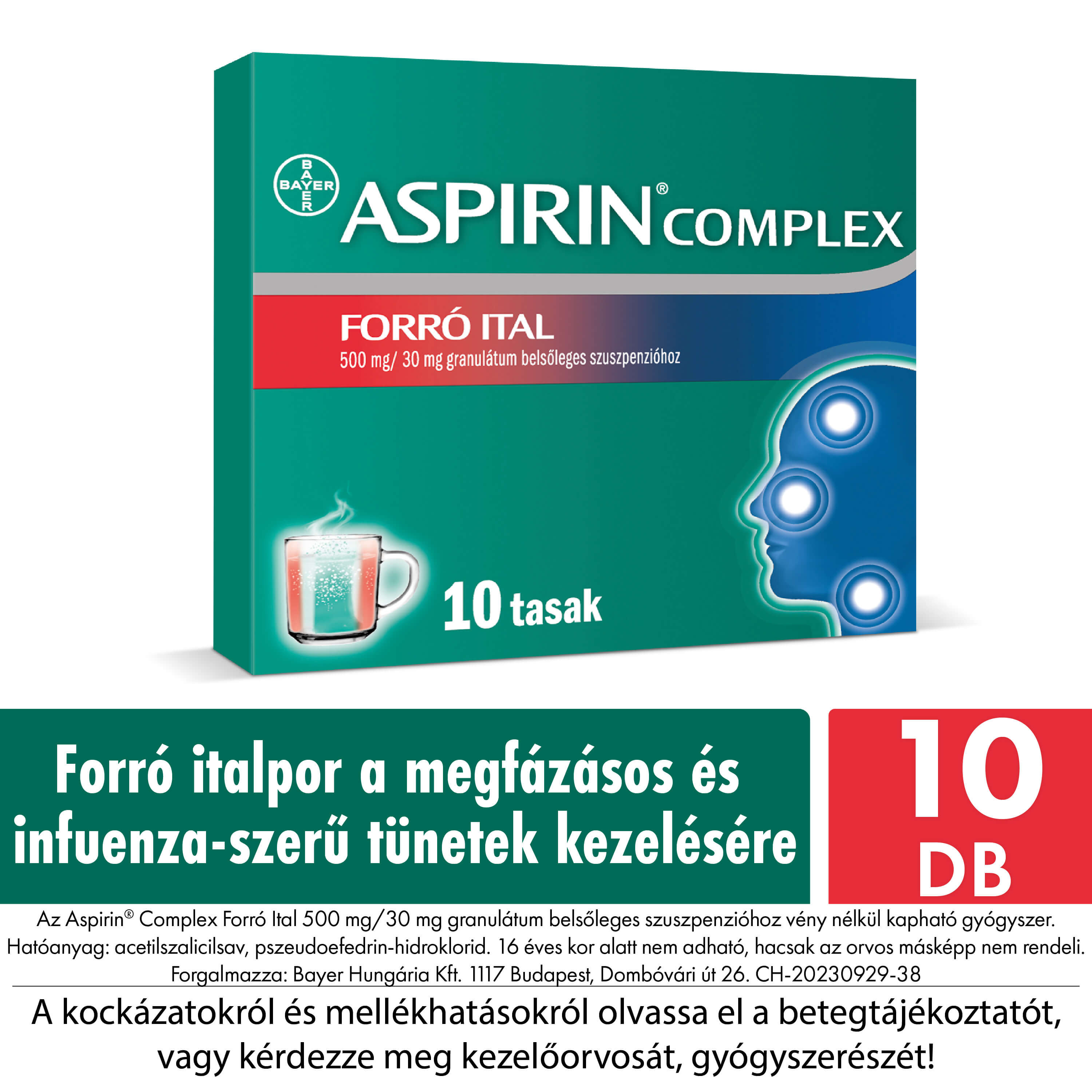 Aspirin Complex 10 darabos kiszerelés